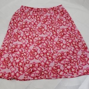 Hillard and Hanson a-line midi skirt